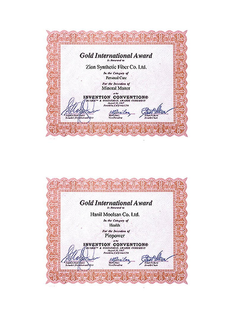 Gold International Award